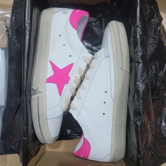 Stars Sneakers - Neon Pink