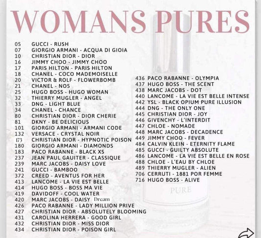 PURE Perfume - Mens & Womens