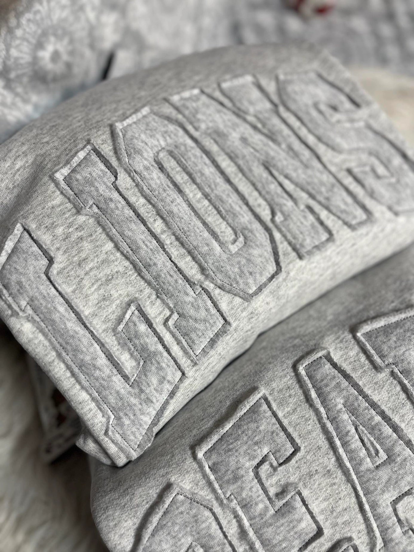 Custom Raggy Monotone Mascot Sweatshirt