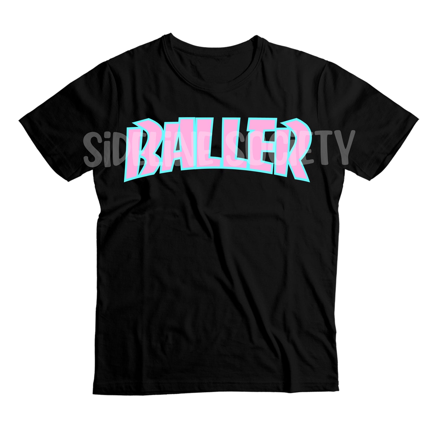 BALLER Tee Adult (Cotton Candy)