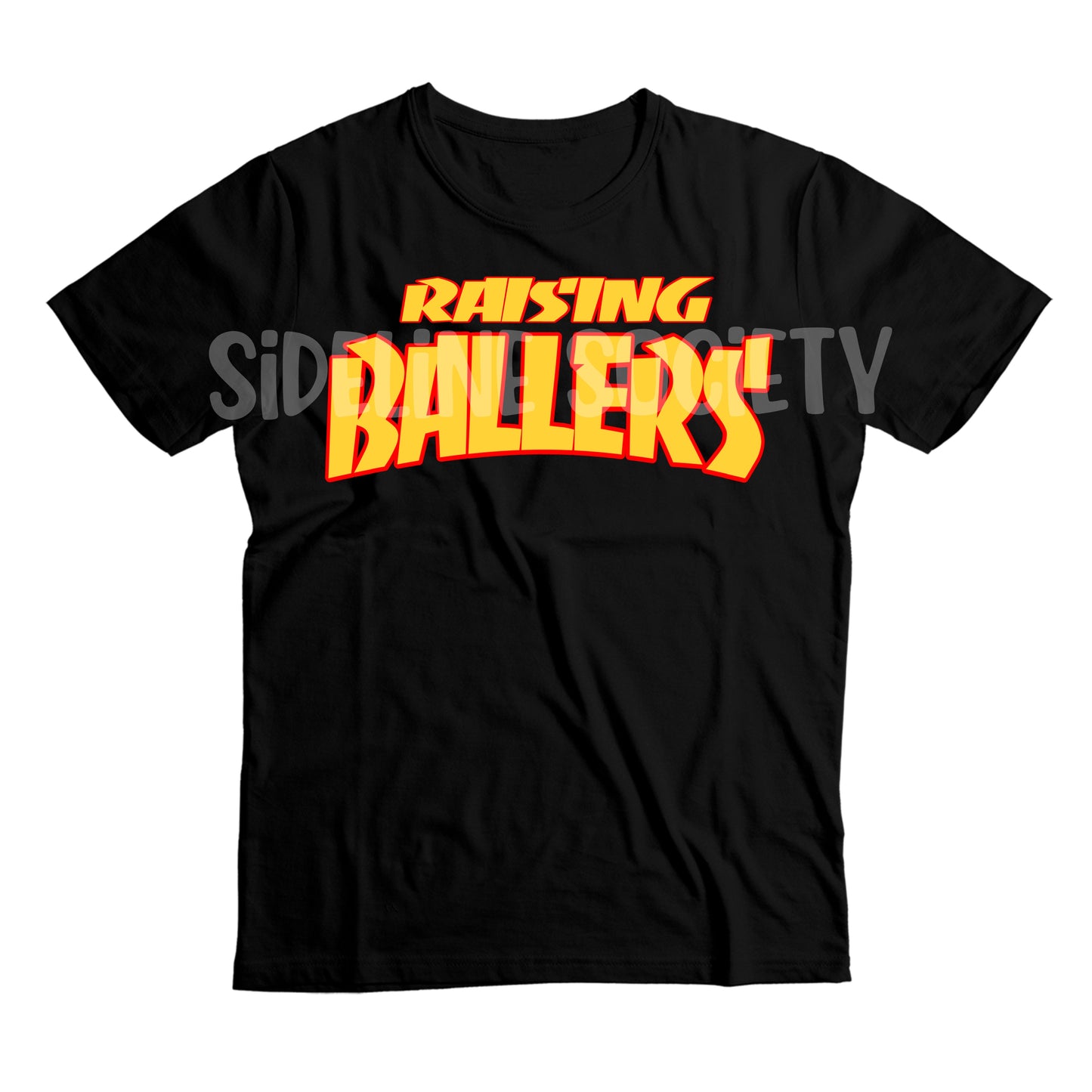 Raising Ballers Tee Adult (Droppin’ Bombs)