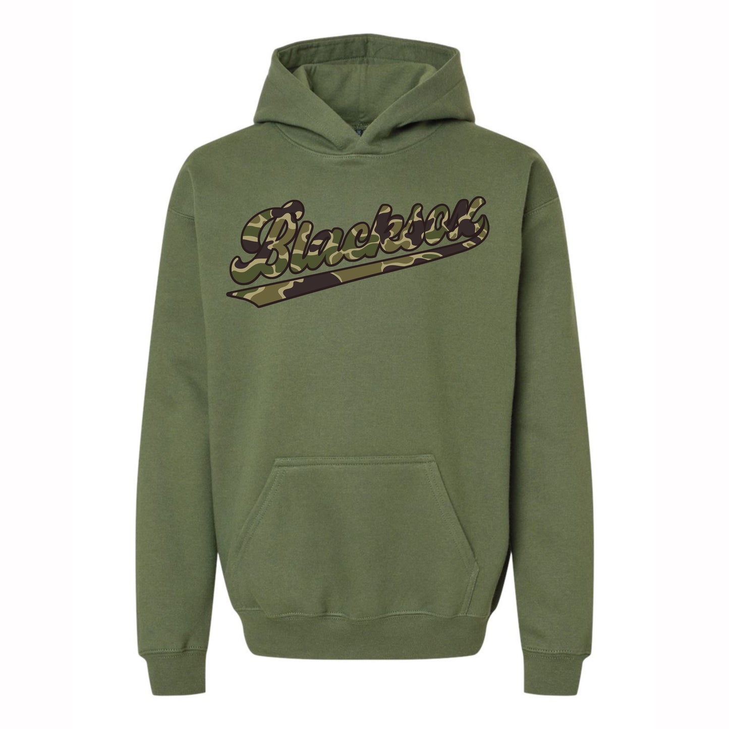 Blacksox Camo Script Youth Hoodie