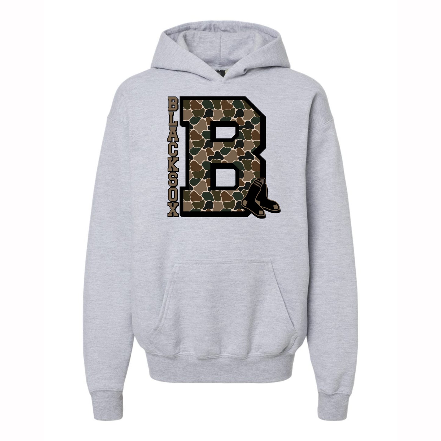 Bold Camo Bigbie's Blacksox Youth Hoodie - multiple colors