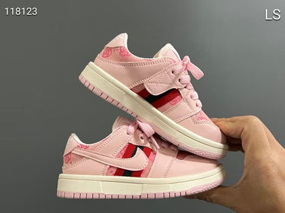 Bougie Baby Check Sneakers Pink