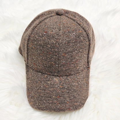 Breezy Tweed Ball Cap Fall Fashion Autumn Hat