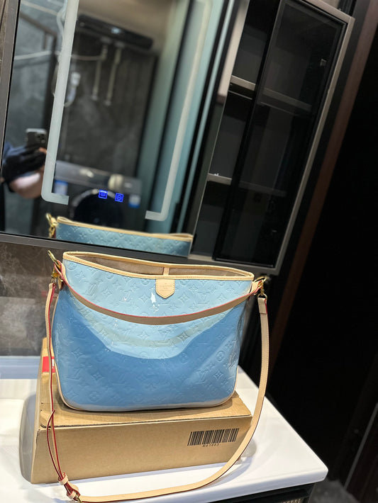 So Delightful Hobo Bag - Patent Blue