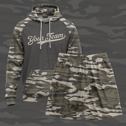 Bottomland Camo Custom Hoodie/Short Set - Youth (closes 1.3.26)