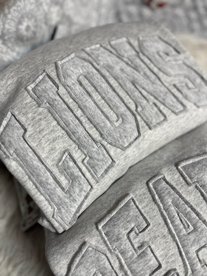 Custom Raggy Monotone Mascot Sweatshirt