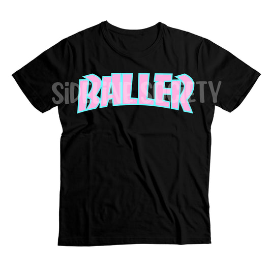 BALLER Tee Youth (Cotton Candy)