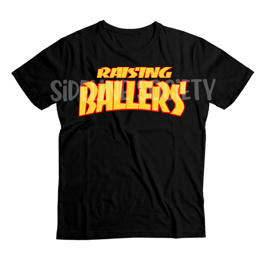 Raising Ballers Tee Adult (Droppin’ Bombs)