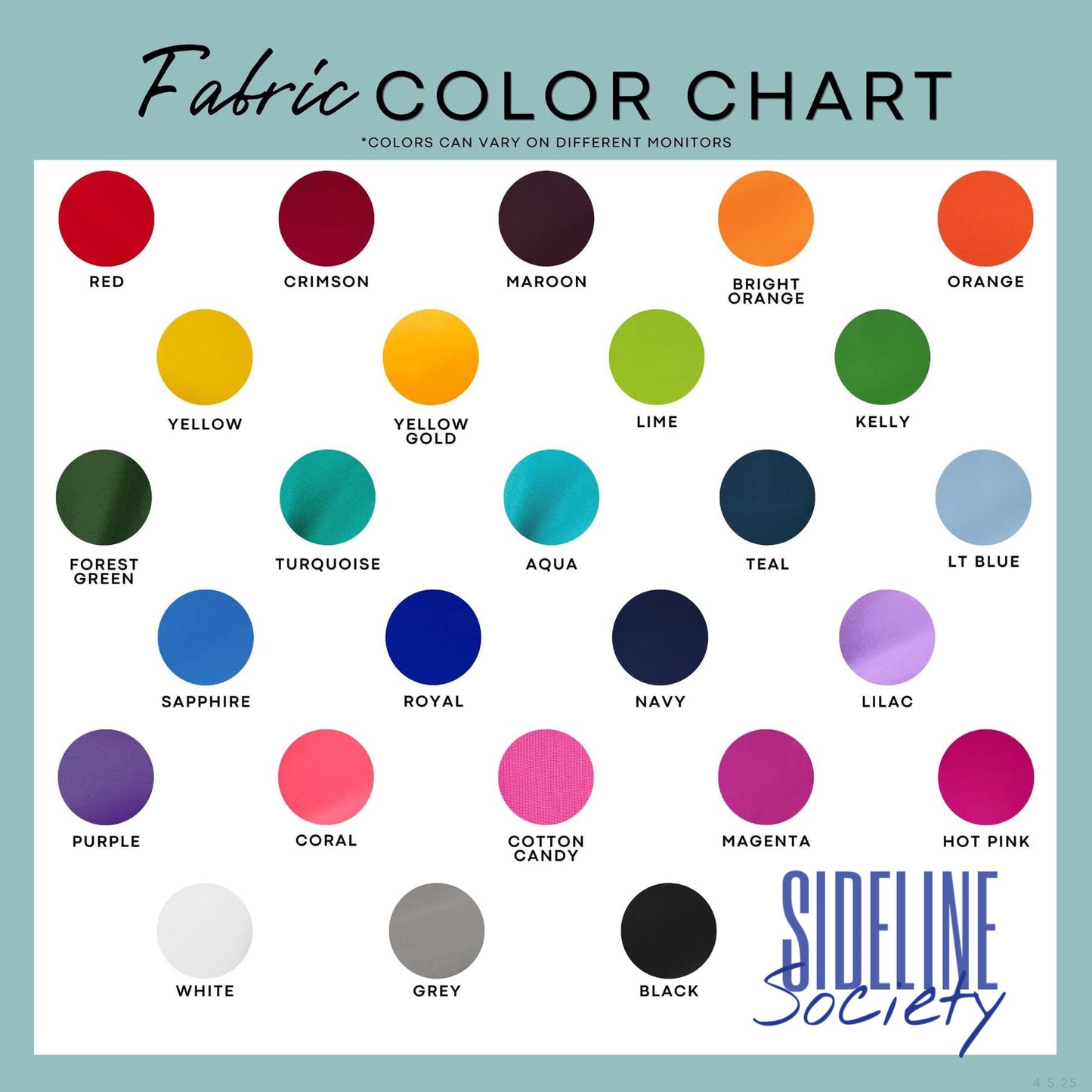 Varsity Solid Fabric Team Embroidered Sweatshirt