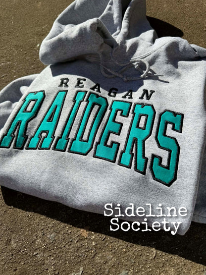 Varsity Solid Fabric Team Embroidered Sweatshirt