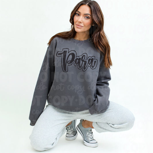 Para Monotone Script Adult Crew