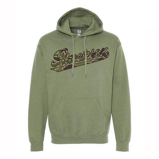 Blacksox Camo Script Adult Hoodie