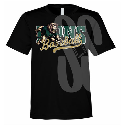 Fierce Lions Baseball Youth Tee