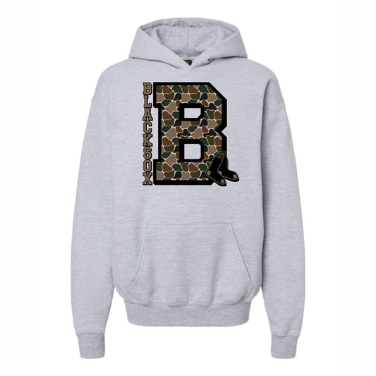 Bold Camo Bigbie's Blacksox Adult Hoodie - multiple colors