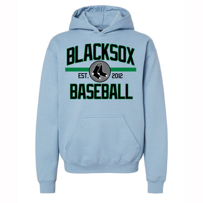 Classic Blacksox Baseball Adult Hoodie - multiple colors
