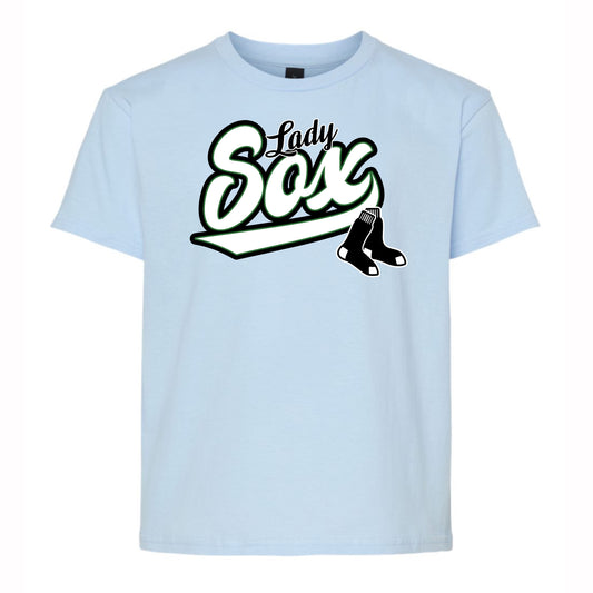Lady Sox Script Youth Tee