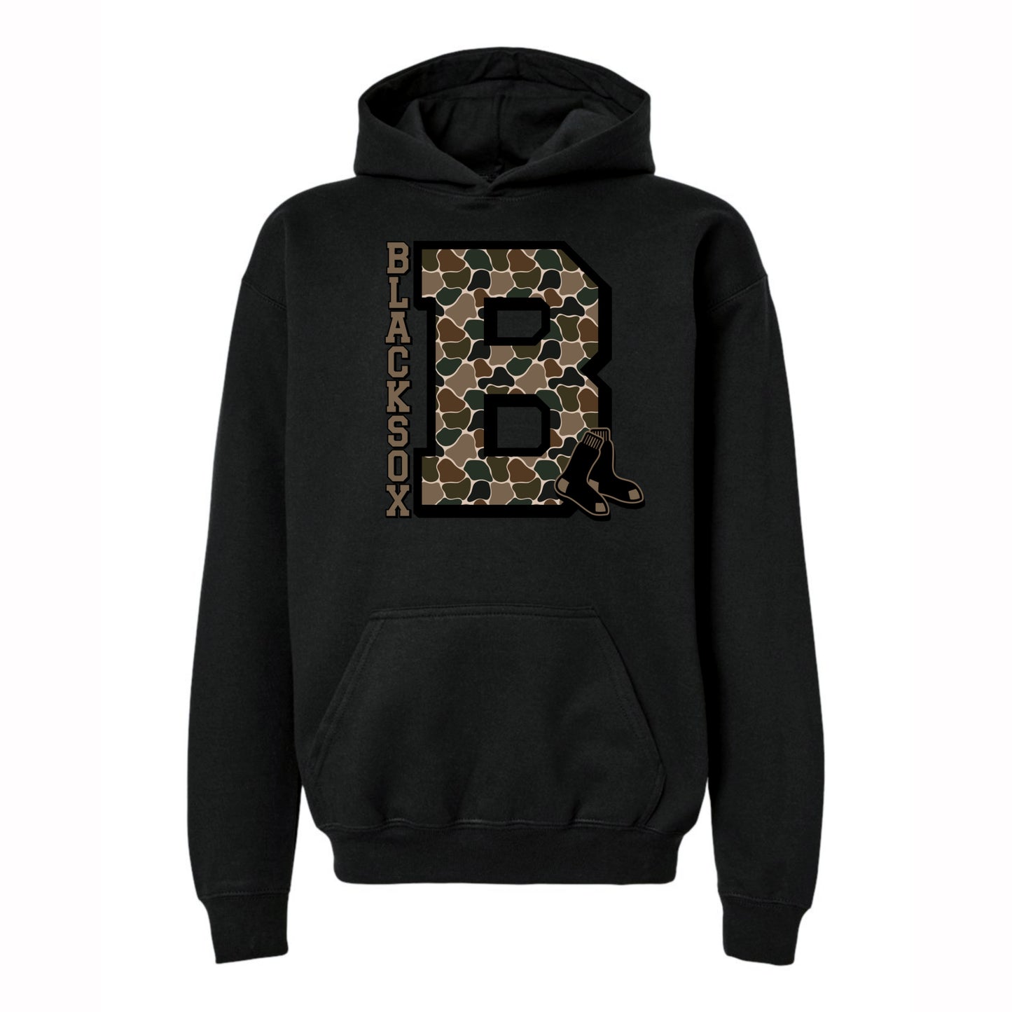 Bold Camo Bigbie's Blacksox Youth Hoodie - multiple colors