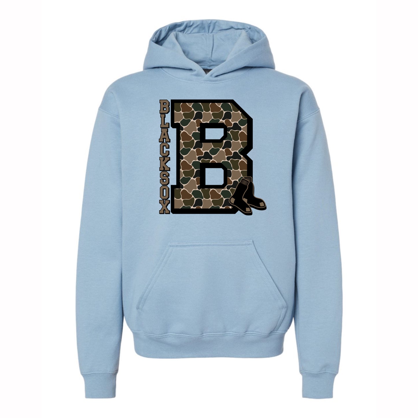 Bold Camo Bigbie's Blacksox Adult Hoodie - multiple colors