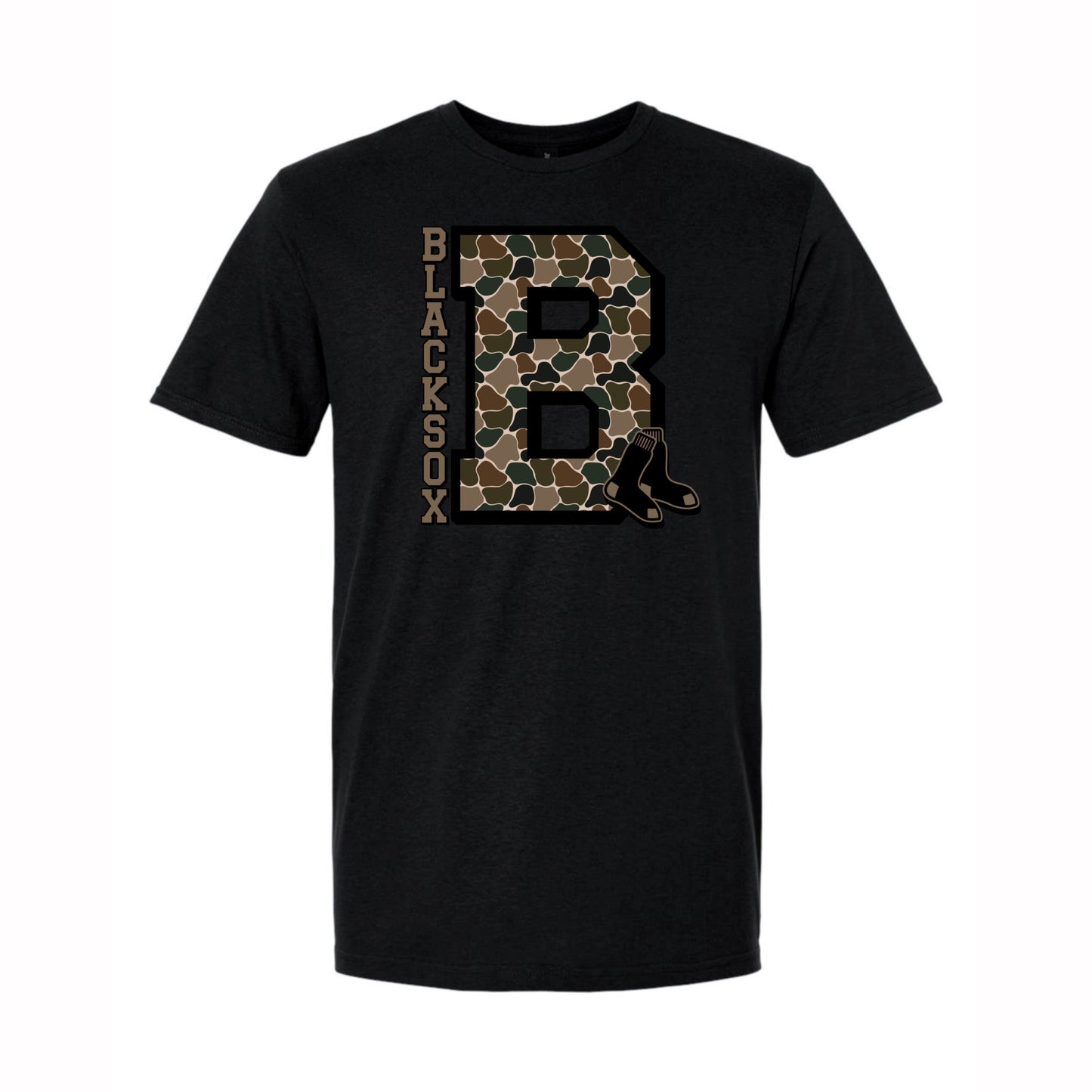 Bold Camo Bigbie's Blacksox Adult Tee - multiple colors