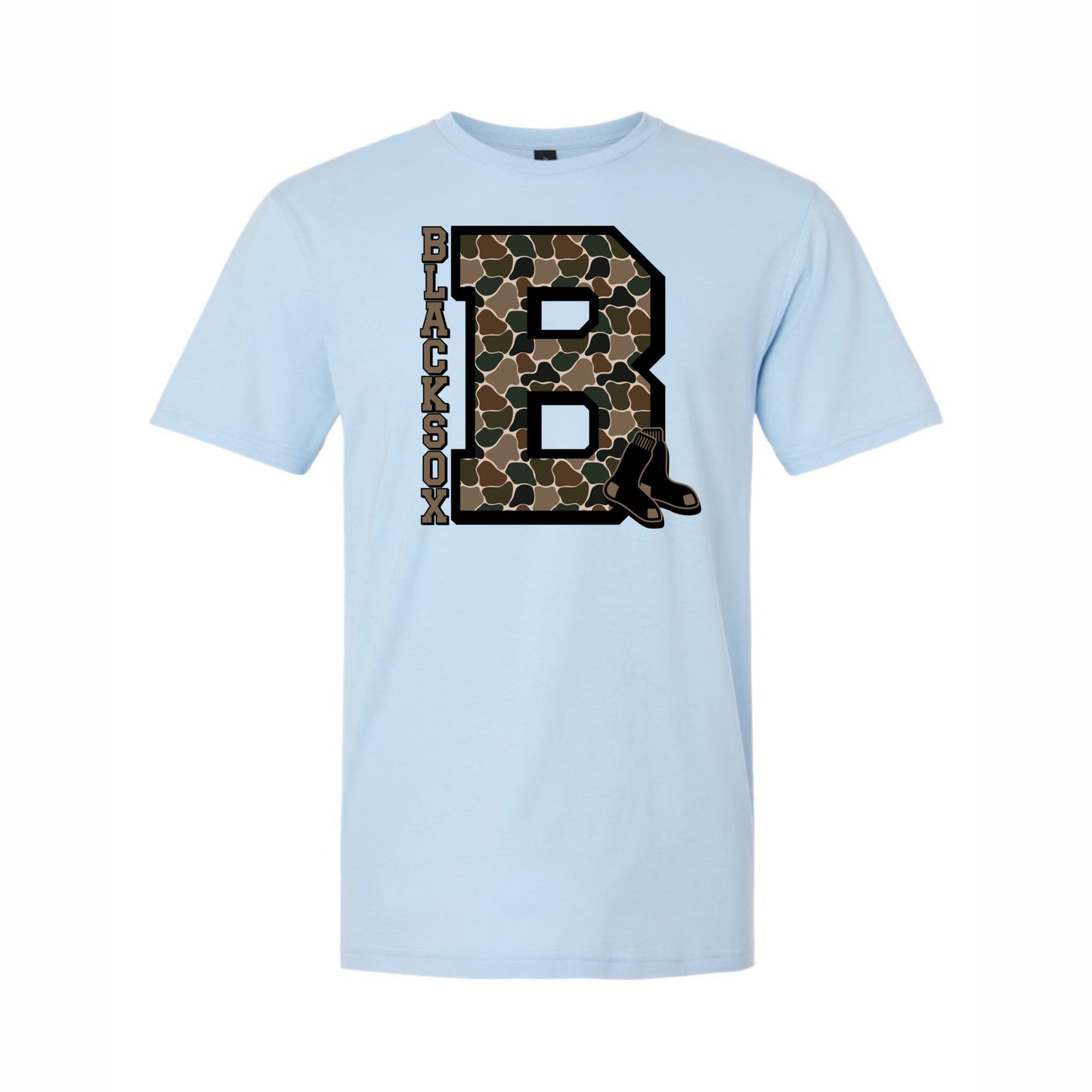 Bold Camo Bigbie's Blacksox Adult Tee - multiple colors
