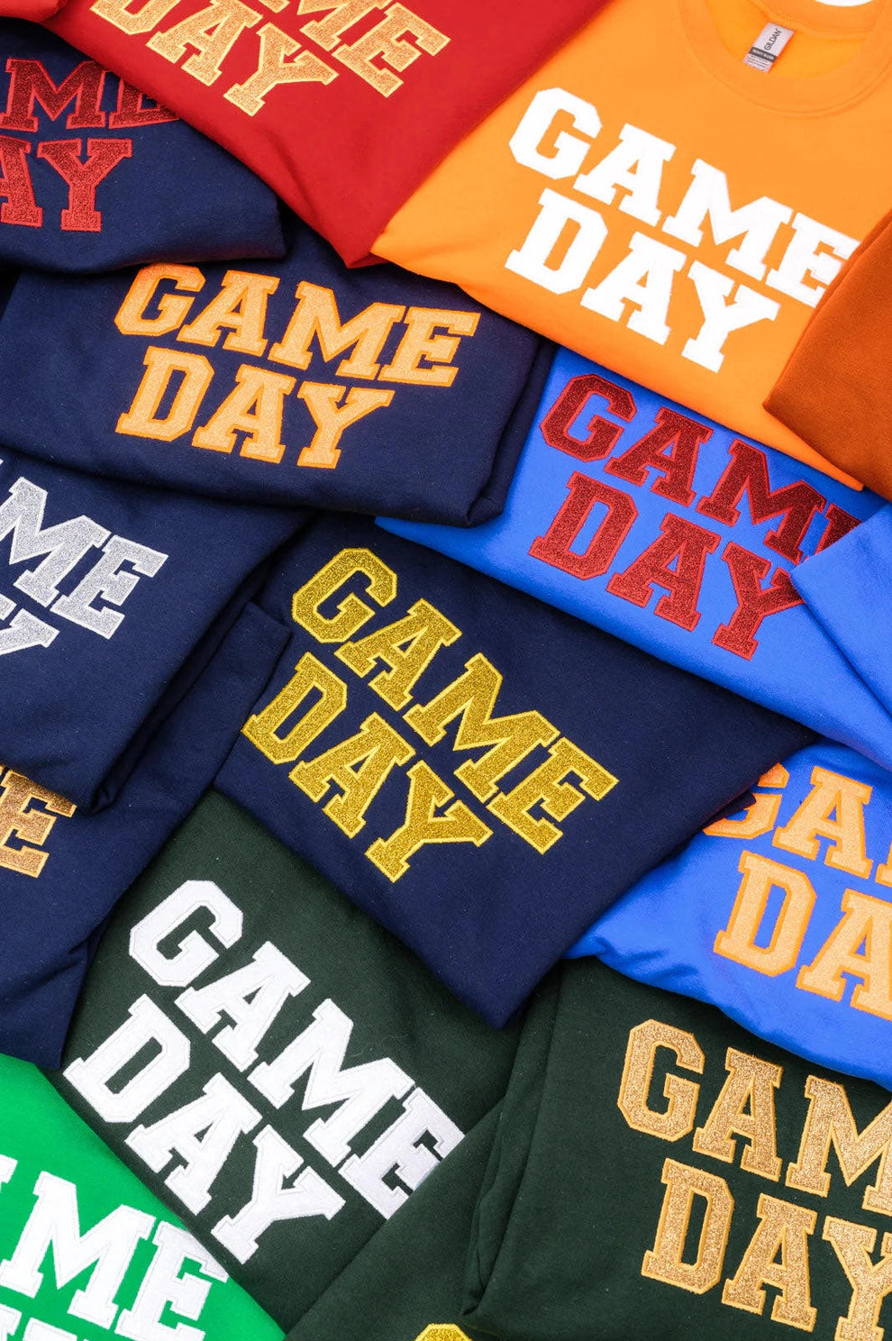 Glitter Game Day Sweatshirt